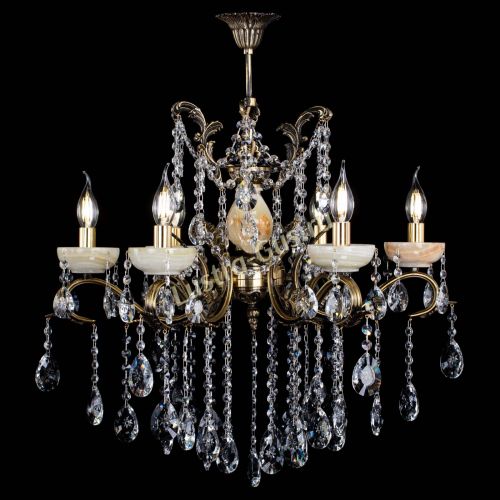 Люстра бронзовая Алфея Оникс №6 звездочка в Кирове Гусь Хрустальный