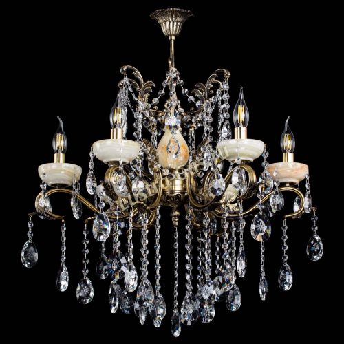 Люстра бронзовая Алфея Оникс №6 звездочка в Кирове Гусь Хрустальный