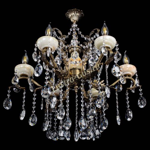 Люстра бронзовая Алфея Оникс №6 звездочка в Кирове Гусь Хрустальный