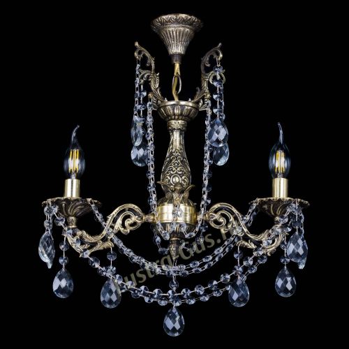 Бронзовая люстра Ариадна №2 Баден в Кирове Гусь Хрустальный