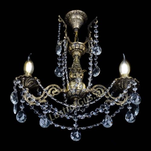 Бронзовая люстра Ариадна №2 Баден в Кирове Гусь Хрустальный