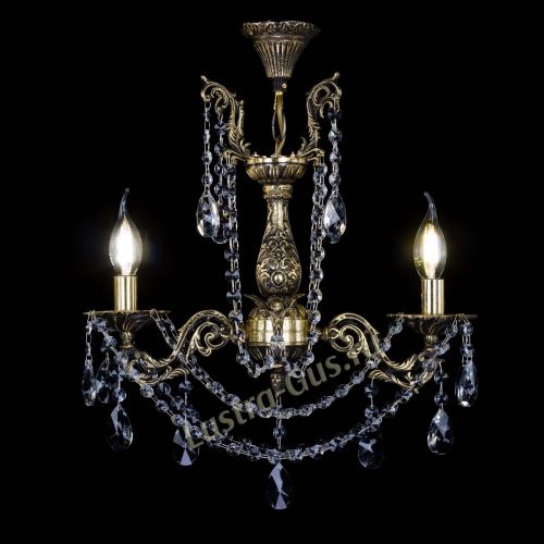 Бронзовая люстра Ариадна №2 Лучик в Кирове Гусь Хрустальный