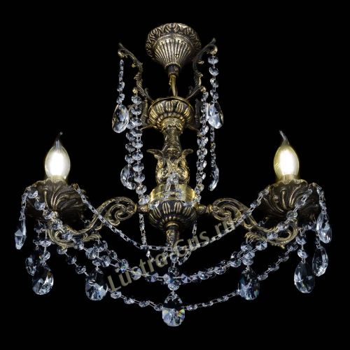 Бронзовая люстра Ариадна №2 Лучик в Кирове Гусь Хрустальный