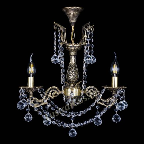 Люстра бронзовая Ариадна №2 Шар в Кирове Гусь Хрустальный