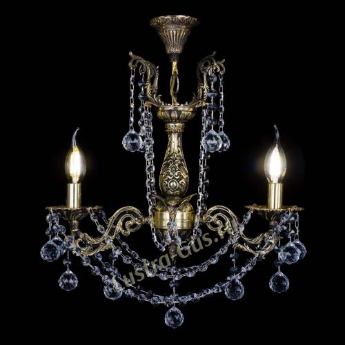 Люстра бронзовая Ариадна №2 Шар в Кирове Гусь Хрустальный