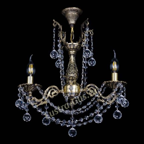 Люстра бронзовая Ариадна №2 Шар в Кирове Гусь Хрустальный