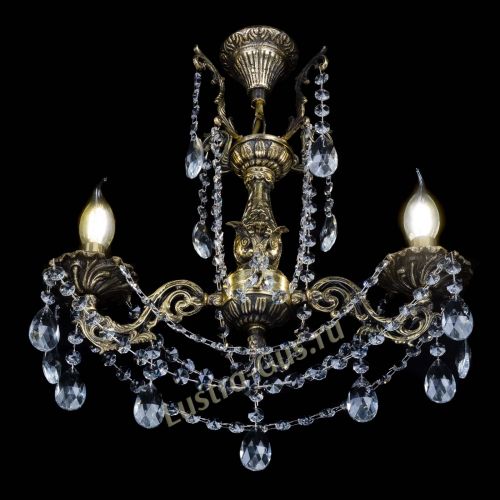 Бронзовая люстра Ариадна №2 Журавлик в Кирове Гусь Хрустальный