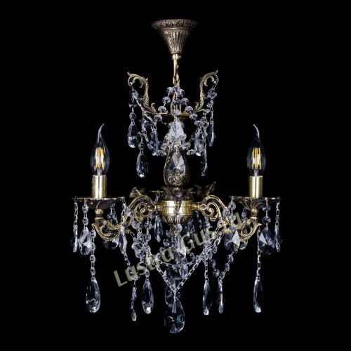 Бронзовая люстра Ариадна №3 Лучик в Кирове Гусь Хрустальный