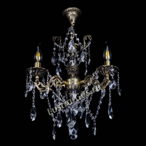 Бронзовая люстра Ариадна №3 Лучик в Кирове Гусь Хрустальный