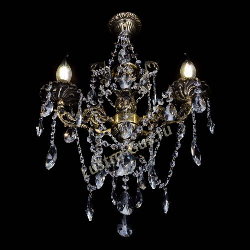 Бронзовая люстра Ариадна №3 Лучик в Кирове Гусь Хрустальный