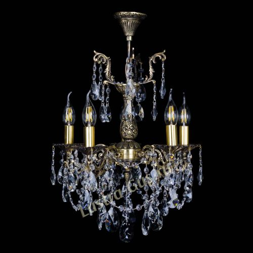 Бронзовая люстра Ариадна №5 Лучик в Кирове Гусь Хрустальный