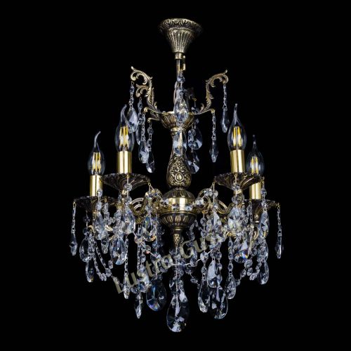 Бронзовая люстра Ариадна №5 Лучик в Кирове Гусь Хрустальный