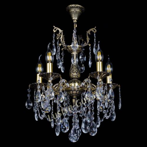 Бронзовая люстра Ариадна №5 Журавлик в Кирове Гусь Хрустальный