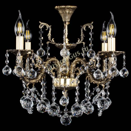 Люстра бронзовая Артемида №4 шар в Кирове Гусь Хрустальный