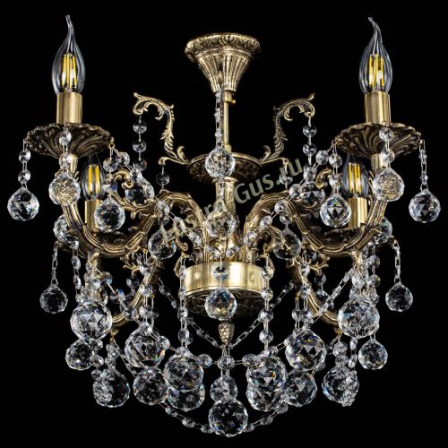 Люстра бронзовая Артемида №4 шар в Кирове Гусь Хрустальный