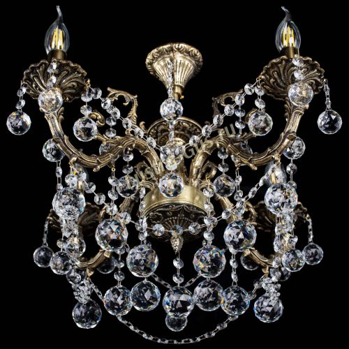 Люстра бронзовая Артемида №4 шар в Кирове Гусь Хрустальный