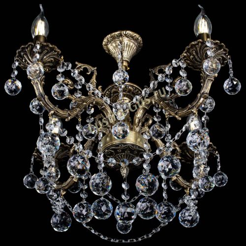 Люстра бронзовая Артемида №4 шар в Кирове Гусь Хрустальный