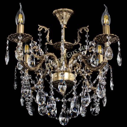 Люстра бронзовая Артемида №4 журавлик в Кирове Гусь Хрустальный