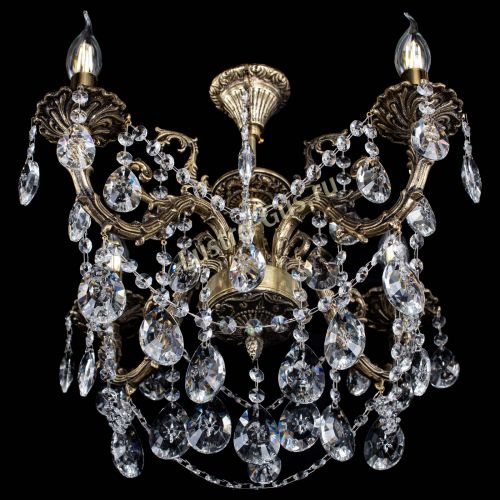 Люстра бронзовая Артемида №4 звезда в Кирове Гусь Хрустальный