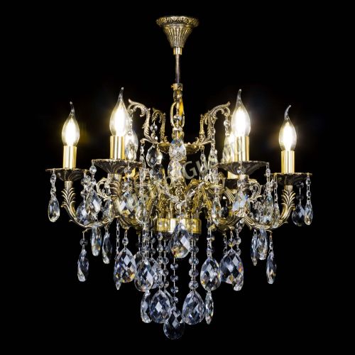 Бронзовая люстра Артемида №6 баден в Кирове Гусь Хрустальный