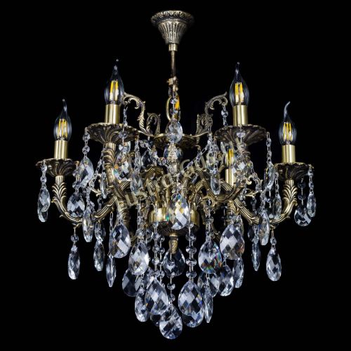 Бронзовая люстра Артемида №6 баден в Кирове Гусь Хрустальный