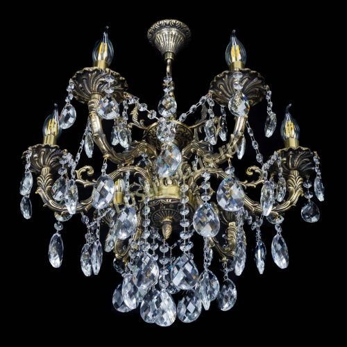 Бронзовая люстра Артемида №6 баден в Кирове Гусь Хрустальный