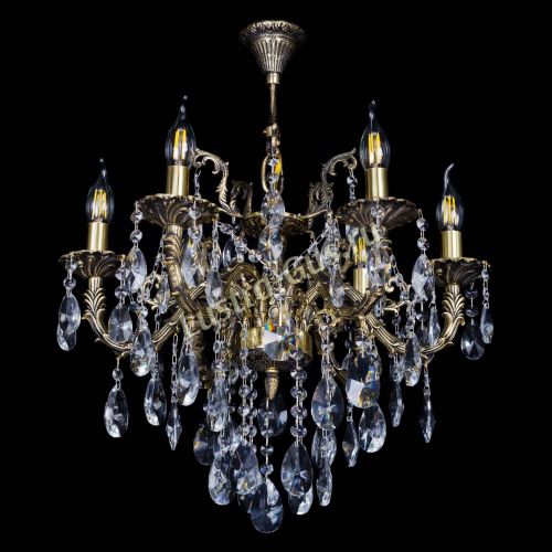 Бронзовая люстра Артемида №6 лучик в Кирове Гусь Хрустальный