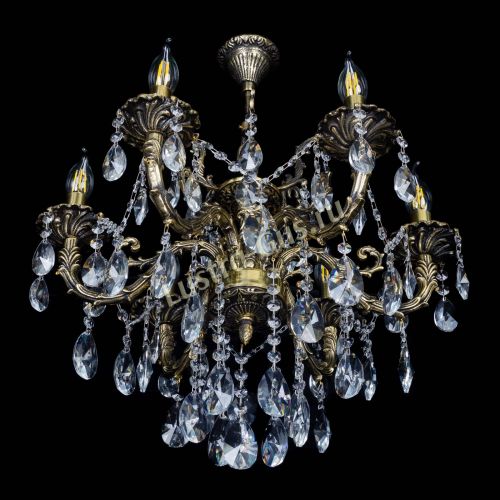 Бронзовая люстра Артемида №6 лучик в Кирове Гусь Хрустальный