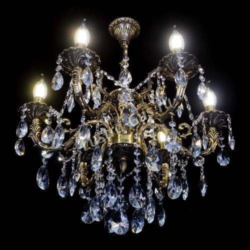 Бронзовая люстра Артемида №6 лучик в Кирове Гусь Хрустальный