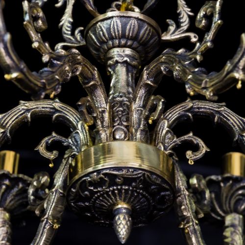 Бронзовая люстра Артемида №6 лучик в Кирове Гусь Хрустальный