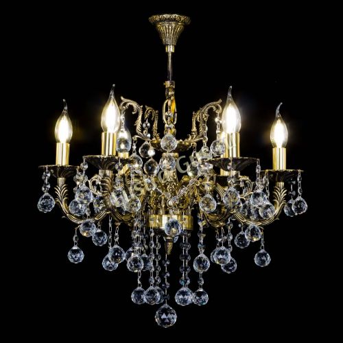 Бронзовая люстра Артемида №6 шар в Кирове Гусь Хрустальный