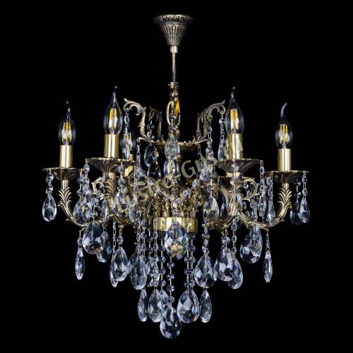 Бронзовая люстра Артемида №6 журавлик в Кирове Гусь Хрустальный