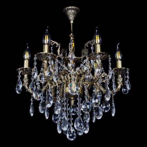 Бронзовая люстра Артемида №6 журавлик в Кирове Гусь Хрустальный