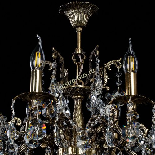 Бронзовая люстра Артемида в Кирове Гусь Хрустальный