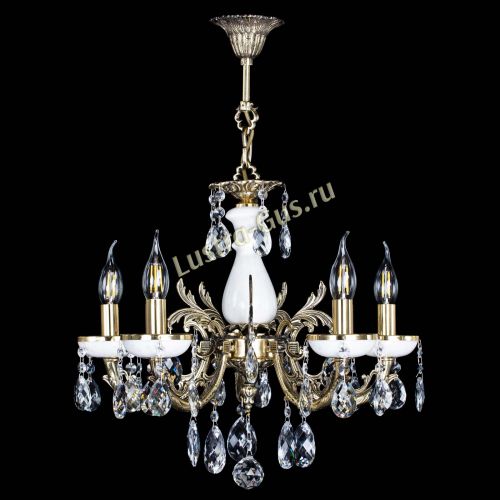 Люстра бронзовая Атланта из мрамора Баден №5/1 в Кирове Гусь Хрустальный