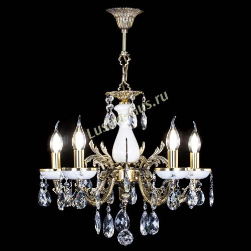 Люстра бронзовая Атланта из мрамора Баден №5/1 в Кирове Гусь Хрустальный