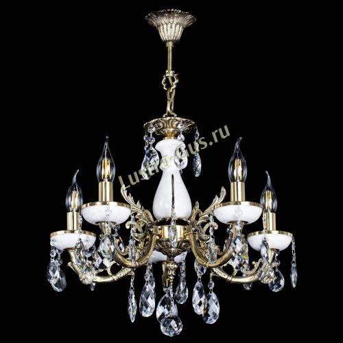 Люстра бронзовая Атланта из мрамора Баден №5/1 в Кирове Гусь Хрустальный