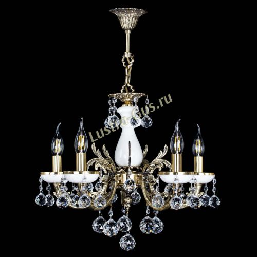 Люстра бронзовая Атланта из мрамора №5/1 Шар в Кирове Гусь Хрустальный