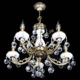 Люстра бронзовая Атланта из мрамора №5/1 Шар в Кирове