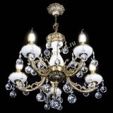 Люстра бронзовая Атланта из мрамора №5/1 Шар в Кирове