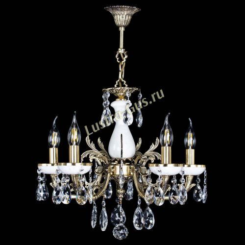 Люстра бронзовая Атланта из мрамора №5/1 Журавлик в Кирове Гусь Хрустальный