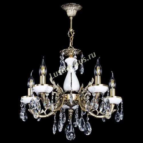 Люстра бронзовая Атланта из мрамора №5/1 Журавлик в Кирове Гусь Хрустальный