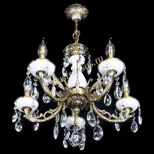 Люстра бронзовая Атланта из мрамора №5/1 Журавлик в Кирове Гусь Хрустальный