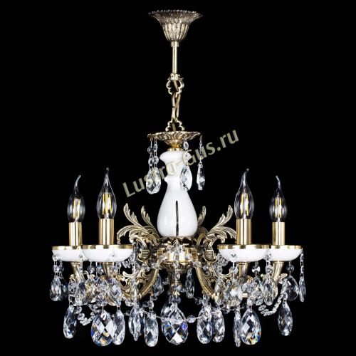 Люстра бронзовая Атланта из мрамора Баден №5/3 в Кирове Гусь Хрустальный