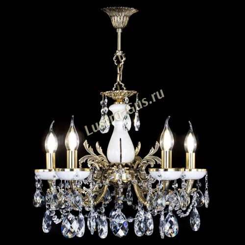 Люстра бронзовая Атланта из мрамора Баден №5/3 в Кирове Гусь Хрустальный