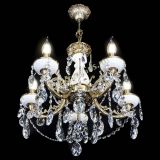 Люстра бронзовая Атланта из мрамора Баден №5/3 в Кирове