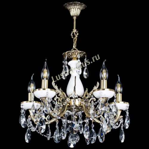 Люстра бронзовая Атланта из мрамора №5/3 Лучик в Кирове Гусь Хрустальный