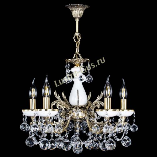 Люстра бронзовая Атланта из мрамора №5/3 Шар в Кирове Гусь Хрустальный