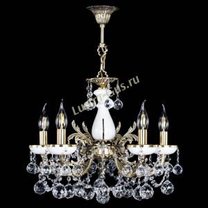 Люстра бронзовая Атланта из мрамора №5/3 Шар в Кирове отзыв и фото покупателя