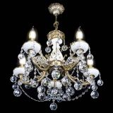 Люстра бронзовая Атланта из мрамора №5/3 Шар в Кирове